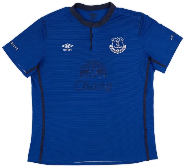 Nike 2014-15 Everton Home Shirt - 4/10 - (XL)