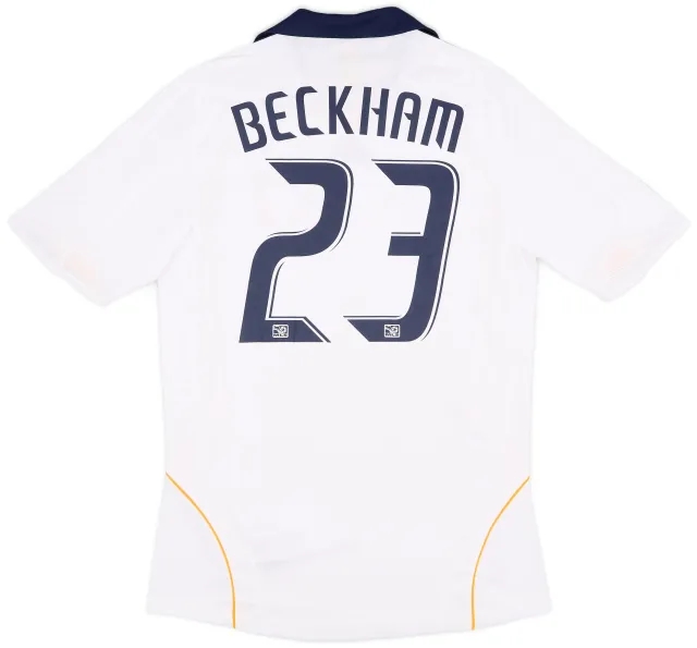 adidas 2008-09 LA Galaxy Home Shirt Beckham #23 - 5/10 - (S)
