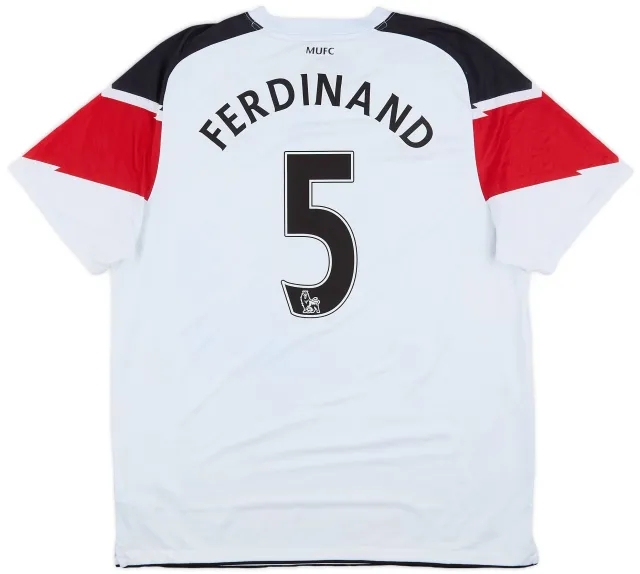 Nike 2010-12 Manchester United Away Shirt Ferdinand #5 - 6/10 - (XL)