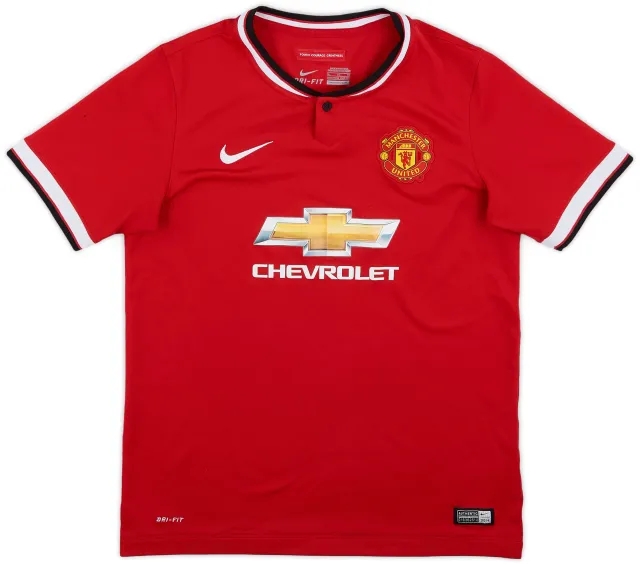 Nike 2014-15 Manchester United Home Shirt - 9/10 - (XL.Boys)