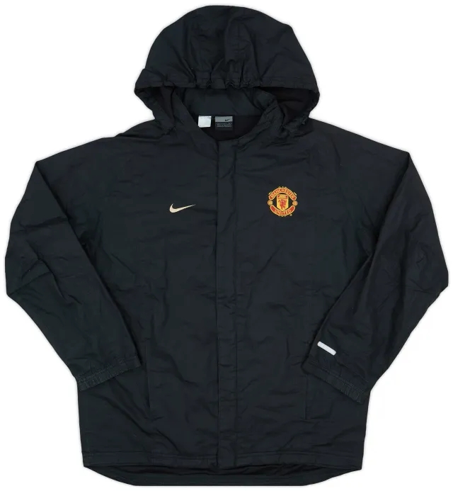 2002-03 Manchester United Nike Hooded Rain Jacket - 6/10 - (M)