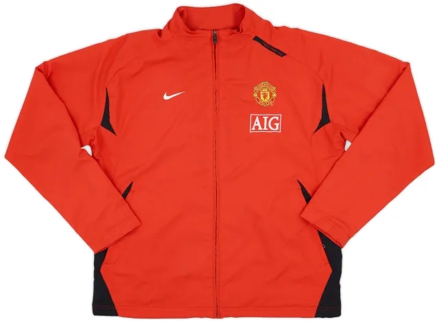 2007-08 Manchester United Nike Track Jacket - 6/10 - (XL)