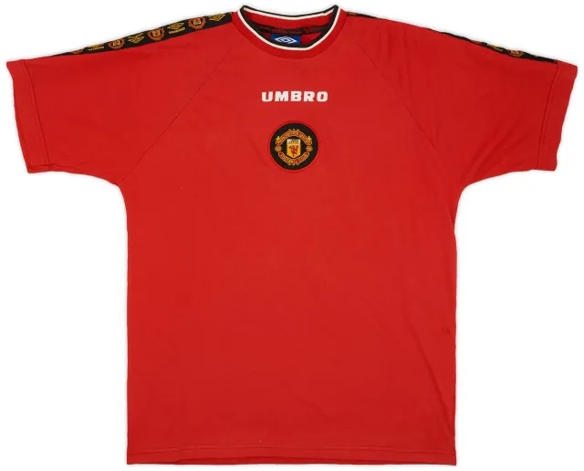 1996-97 Manchester United Umbro Cotton Tee - 7/10 - (XL)