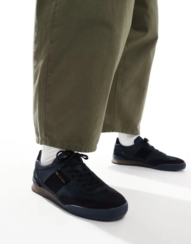 Ps Paul Smith Suede Dover Trainers In Navy