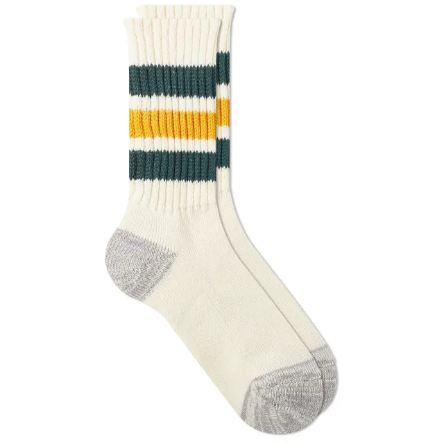ROTOTO Striped Crew Socks, Multi