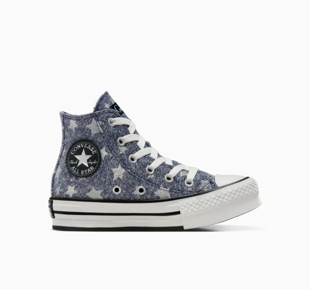 Converse black multi all star hi 1v coraline Girls Junior trainers