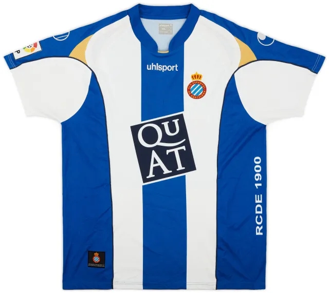 2007-08 Espanyol Home Shirt - 8/10 - (XXL)