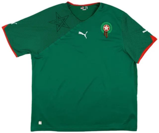 Puma 2010-12 Morocco Home Shirt - 6/10 - (3XL)