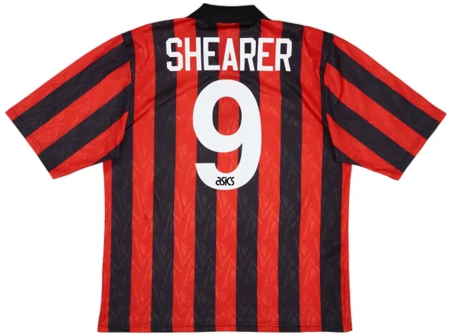 Asics 1992-94 Blackburn Away Shirt Shearer #9 - 7/10 - (L/XL)