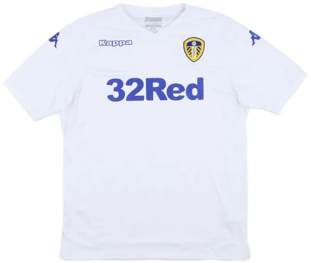 Kappa 2016-17 Leeds United Home Shirt - 5/10 - (XL)