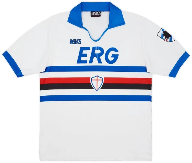 Asics 1991-92 Sampdoria Away Shirt - 5/10 - (XL)