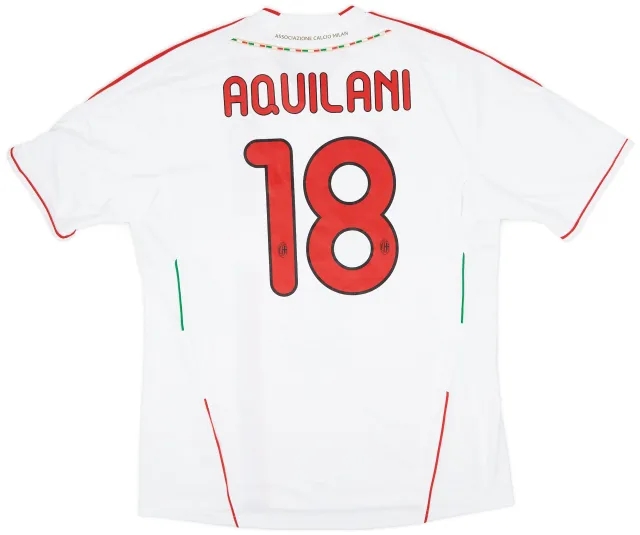 adidas 2011-12 AC Milan Away Shirt Aquilani #18 (XL)