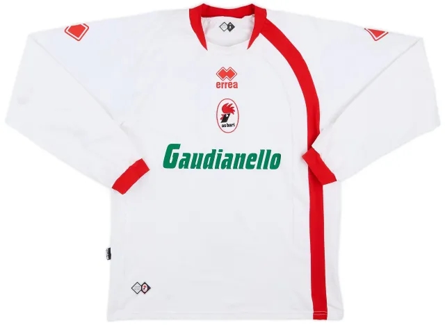 Errea 2008-09 Bari Home L/S Shirt - 7/10 - (M)