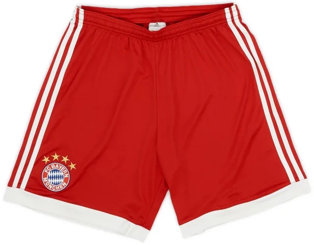 adidas 2017-18 Bayern Munich Home Shorts - 6/10 - (M)