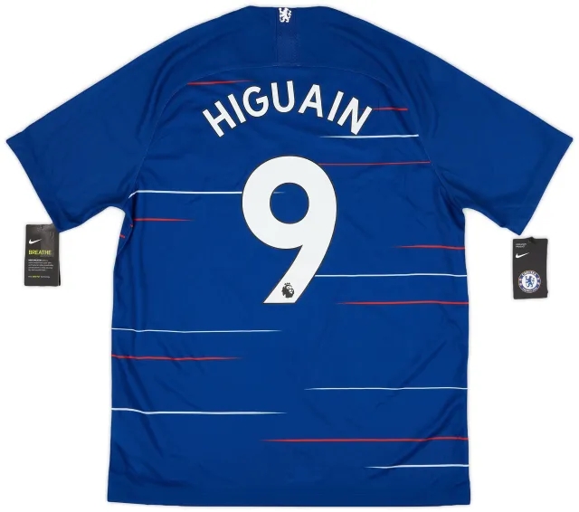 Nike 2018-19 Chelsea Home Shirt Higuain #9 (L)