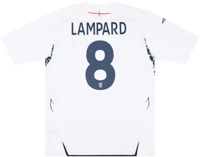Umbro 2007 England Match Issue Home Shirt Lampard #8 (v Austria)