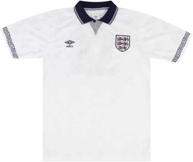 Umbro 1990 England U-18 Match Issue Home Shirt #11 (McManaman)