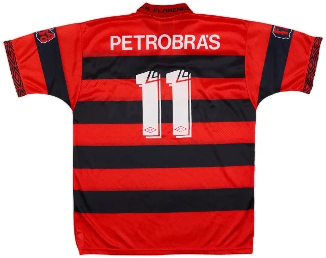 Umbro 1993-94 Flamengo Home Shirt #11 - 8/10 - (XL)