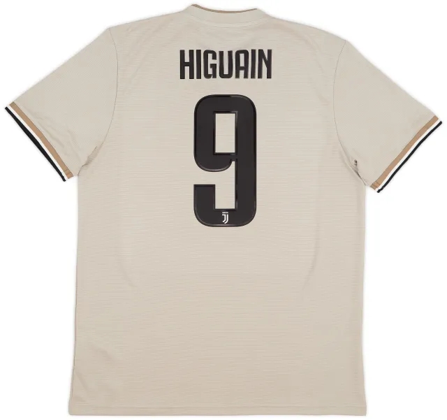 adidas 2018-19 Juventus Away Shirt Higuain #9 (L)