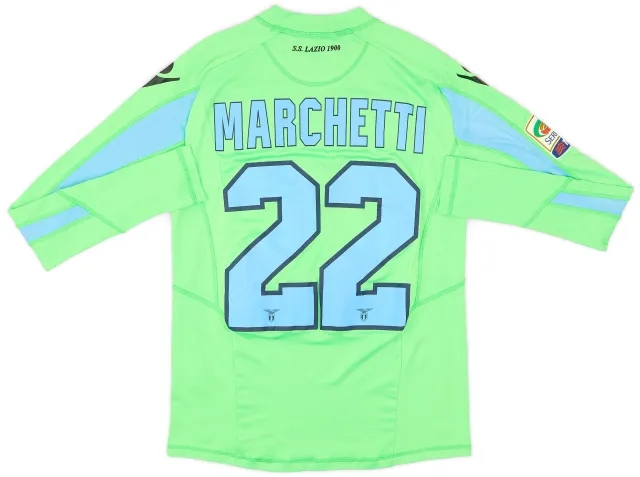 Macron 2012-13 Lazio GK Shirt Marchetti #22 - 9/10 - (S)