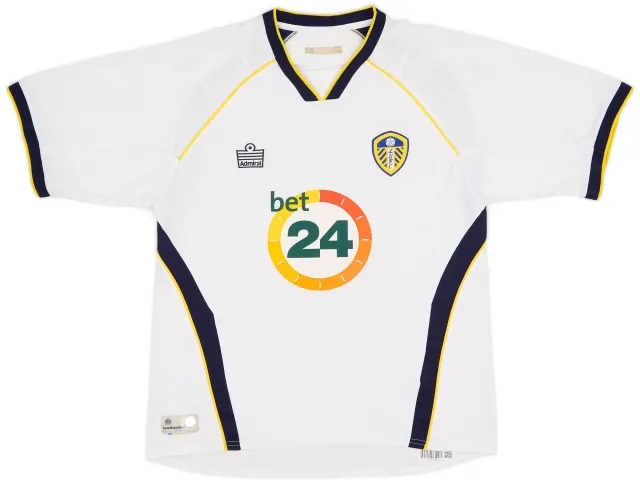 Admiral 2006-07 Leeds United Home Shirt - 8/10 - (M)