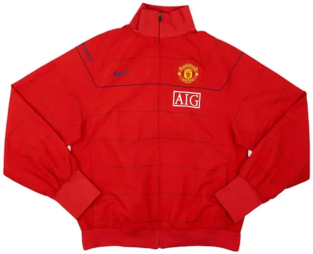 2008-09 Manchester United Nike Track Jacket - 6/10 - (S)