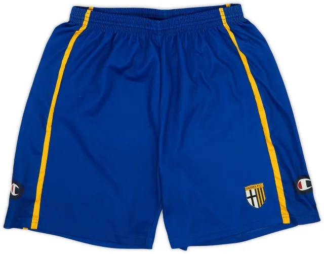 Champion 2003-04 Parma Home Shorts - 8/10 - (L)