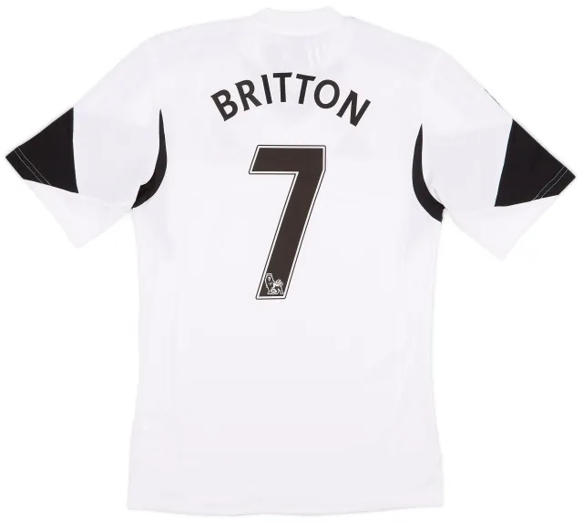 adidas 2013-14 Swansea Home Shirt Britton #7 (S)