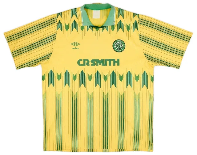 Umbro 1989-91 Celtic Away Shirt - 8/10 - (XL)