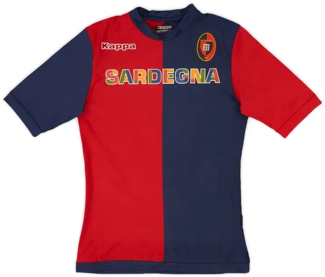 Kappa 2012-13 Cagliari Home Shirt #6 - 7/10 - (M)