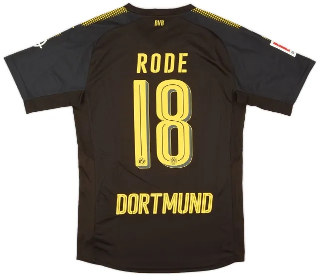 Puma 2017-18 Borussia Dortmund Away Authentic Shirt Rode #18 - 10/10 - (M)