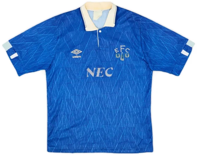 Umbro 1988-91 Everton Home Shirt - 5/10 - (M)