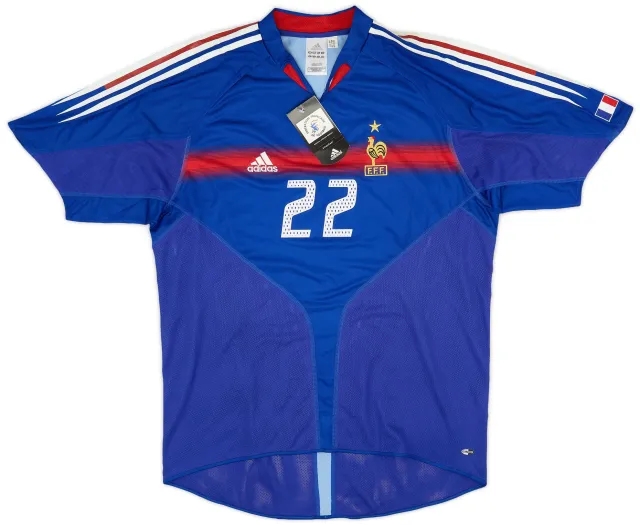 adidas 2004-06 France Home Shirt #22 (XL)