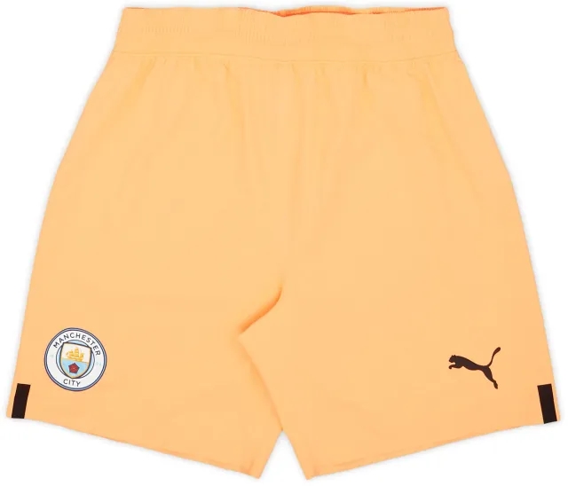 Puma 2022-23 Manchester City Authentic GK Shorts - 8/10 - (M)