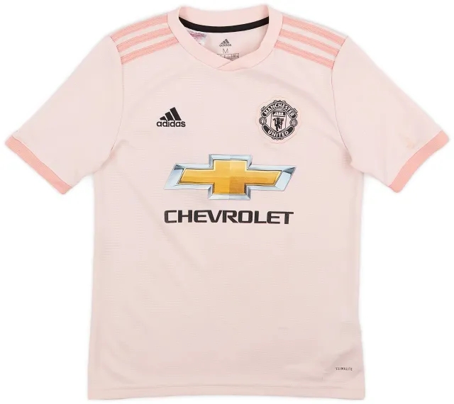 adidas 2018-19 Manchester United Away Shirt - 7/10 - (M.Boys)