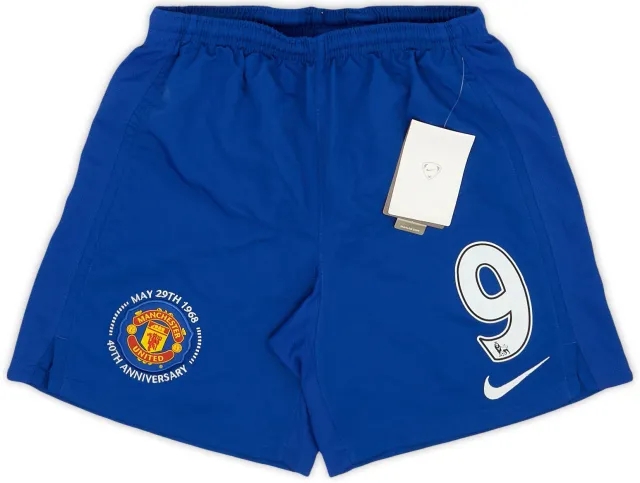 Nike 2008-09 Manchester United Third Shorts #9 (Berbatov) (S.Boys)