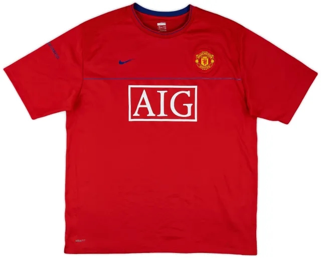 2008-09 Manchester United Nike Polo Shirt (M)