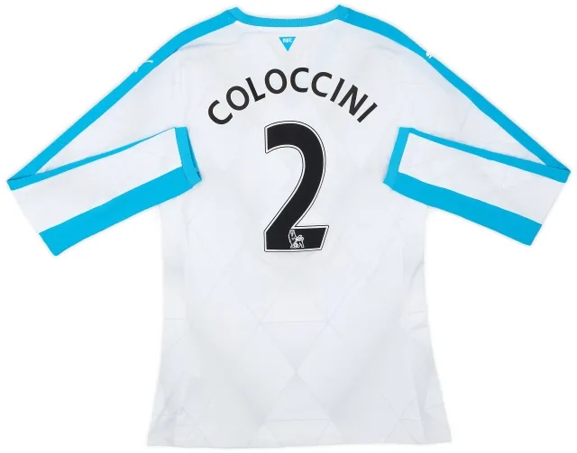 Puma 2015-16 Newcastle Away L/S Shirt Coloccini #2 (XL)