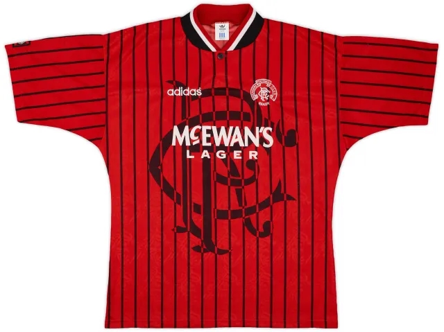 adidas 1994-95 Rangers Away Shirt - 9/10 - (L)