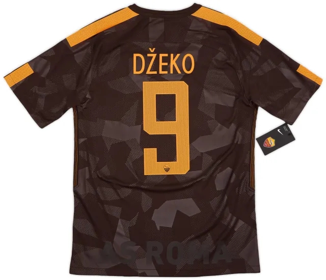Nike 2017-18 Roma Third Shirt Dzeko #9 (M)