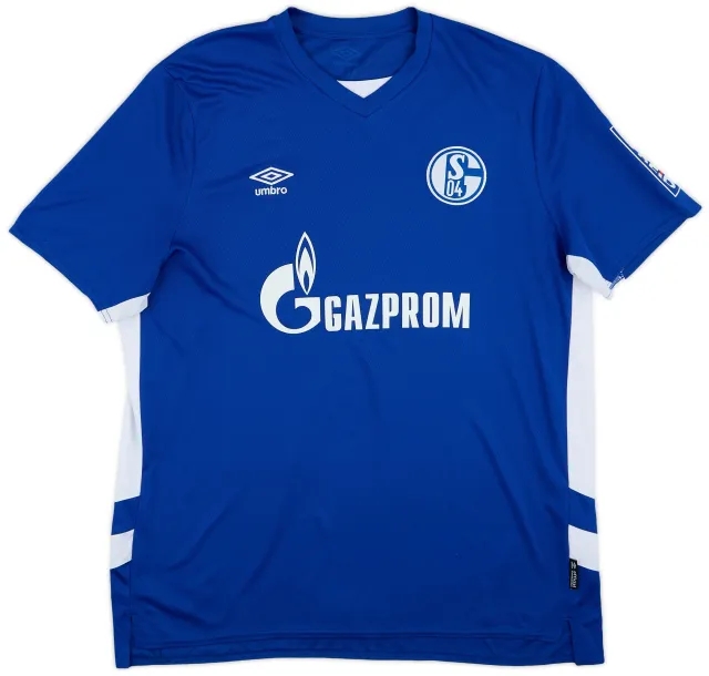 Umbro 2021-22 Schalke Home Shirt - 9/10 - (XXL)