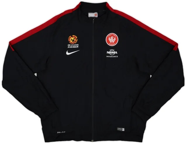 2014-15 Western Sydney Wanderers Nike Track Jacket - 8/10 - (XL)