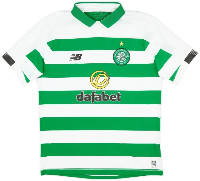 NewBalance 2019-20 Celtic Home Shirt - 9/10 - (L)