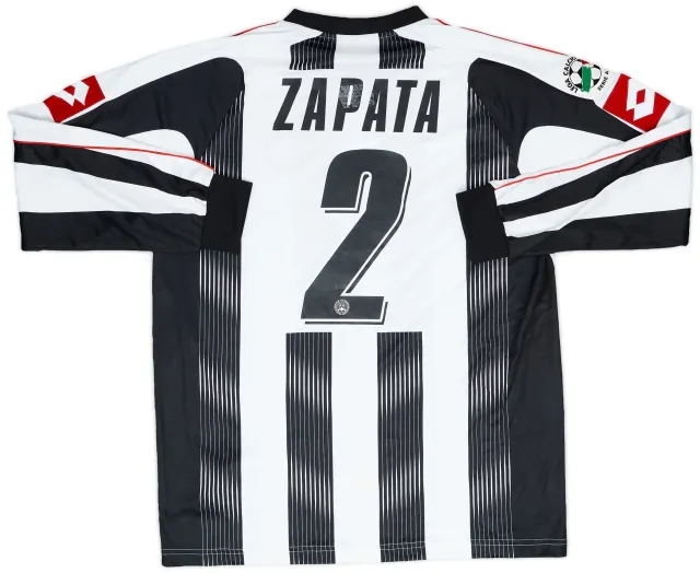 Lotto 2007-08 Udinese Match Issue Home Shirt Zapata #2