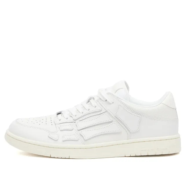AMIRI Men's Skel Low Top Sneaker White/White/Vintage