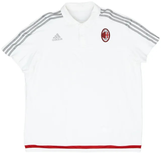 2015-16 AC Milan adidas Polo Shirt - 8/10 - (XXL)