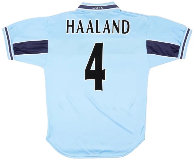 Puma 1999-00 Leeds United Away Shirt Haaland #4 - 8/10 - (S)