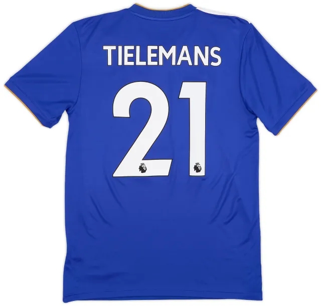 adidas 2018-19 Leicester Home Shirt Tielemans #21 (S)