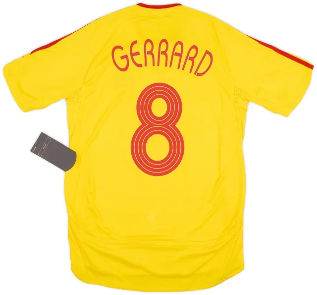 adidas 2006-07 Liverpool Away Shirt Gerrard #8 (S)