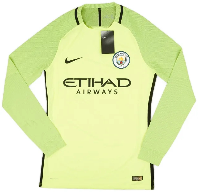 Nike 2016-17 Manchester City Player Issue GK Shirt (M)